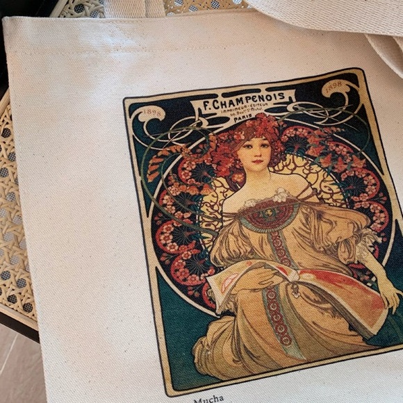 Alphonse Canvas Tote Bag (Spring Sale) - Picture 6 of 9